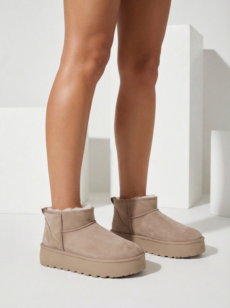 Royalfashion Dámske snehule na platforme a'la Dagodo