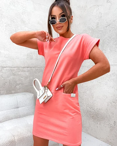 Royalfashion Dámske šaty z bavlnenej tkaniny