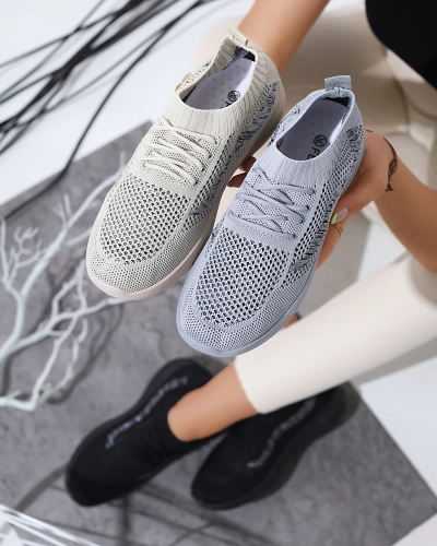 Čierna dámska textilná športová obuv Fiabom- Obuv