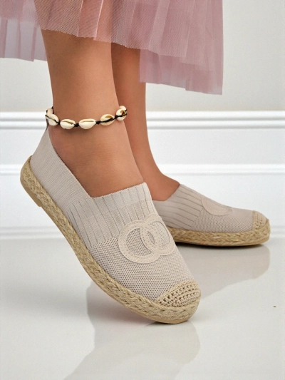 Aurelia Espadrile Royalfashion Bež – Nizki ženski natikači