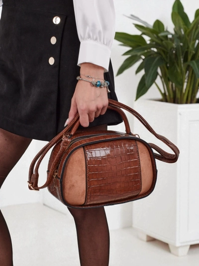 Majhna ženska torbica iz lakastega eko usnja Lunar Space