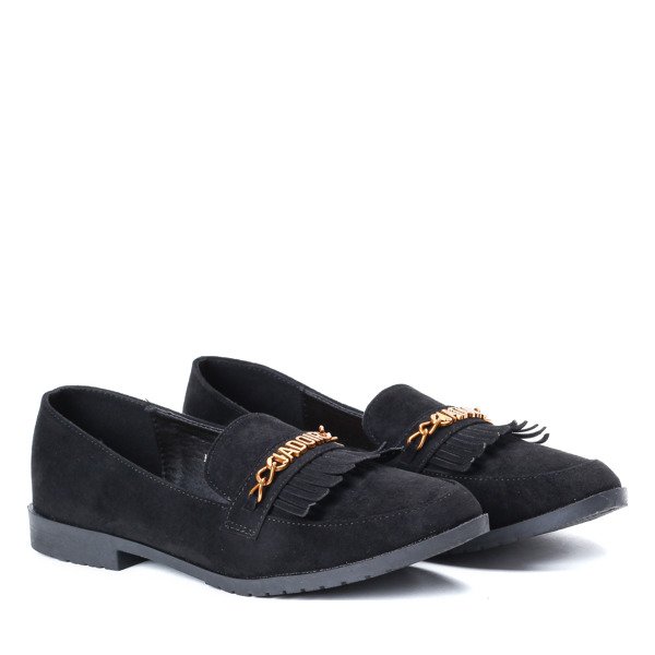 Czarne mokasyny Jadoir- Obuwie