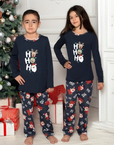 Royalfashion Vianočné detské pyžamá s potlačou