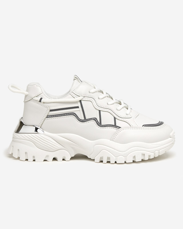 Biela dámska športová obuv Jenirso tenisky - Obuv