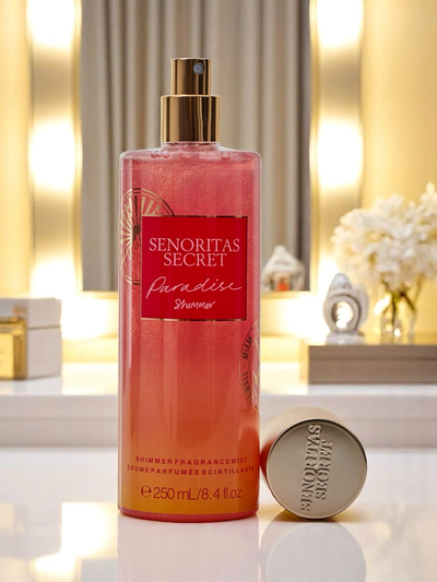Senoritas Secret Body Mist Paradise Shimmer s trblietkami