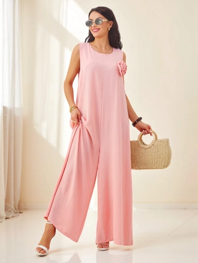 Atena Rosa Palazzo – eleganten kombinezon na naramnice iz viskozne tkanine