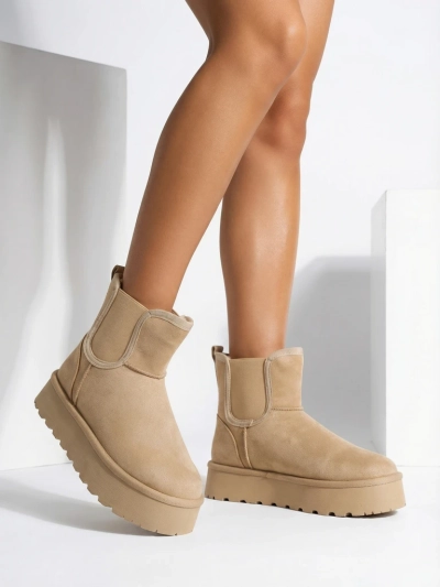 Royalfashion Krátke dámske snehové topánky Vierris