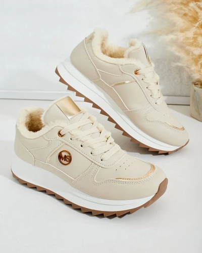 Royalfashion Zateplené dámske tenisky s kožušinou Boris