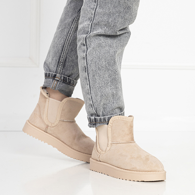 Béžové dámske snehule Gavi - Obuv