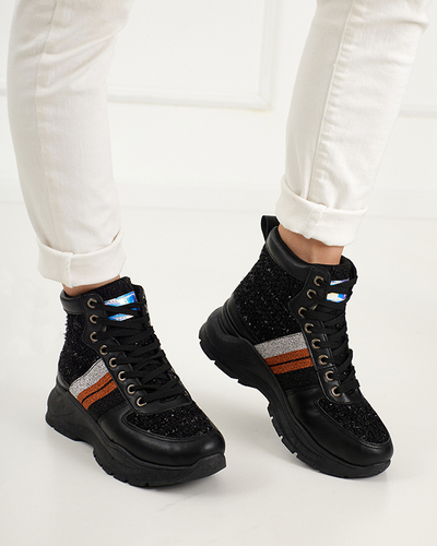 Čierne dámske športové tenisky Hasmali - Footwear