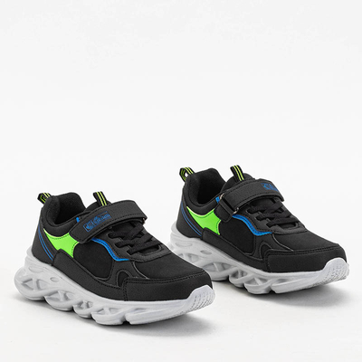 Čierne chlapčenské tenisky Olafi - Obuv