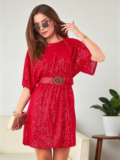 Royalfashion Ženské šaty s flitrami