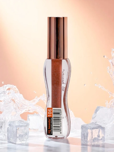 Lesk na pery s trblietkami v odtieni Fluffy RoseWood