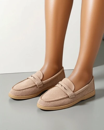 Royalfashion Dámske perforované mokasíny Sierros