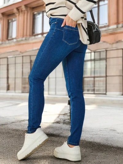 Royalfashion Dámske bavlnené skinny džínsy