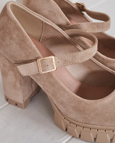 Royalfashion Dámske lodičky Elomma z eko-semišu