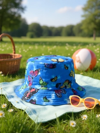 Royalfashion Detský klobúk Bucket Hat Color Splash Bucket