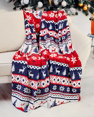 Royalfashion Vianočná deka 160x200