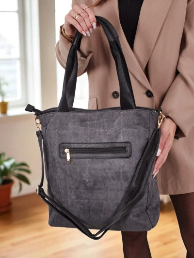 Ženska shopper torbica iz eko semiša Twilight Life