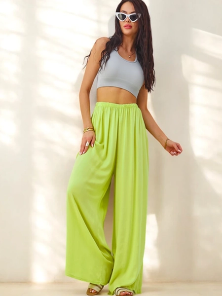 Royalfashion viskózové rovné dámske nohavice