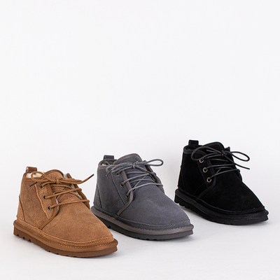 Otroški gležnjarji Venus Camel Usnjeni Udobni za jesen