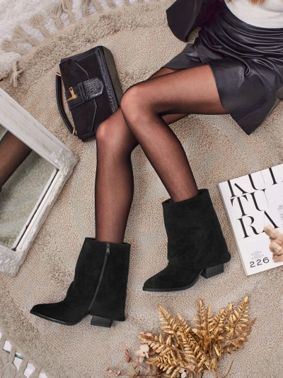 Botki damskie Moon Whisper z zabudowaną cholewką