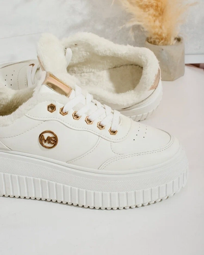 Royalfashion Zateplené dámske tenisky s kožušinou Sofi