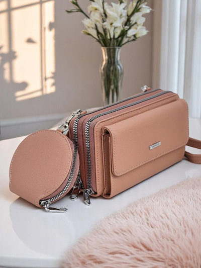 Royalfashion Multifunkčná kabelka-peňaženka s popruhom FlexiBag
