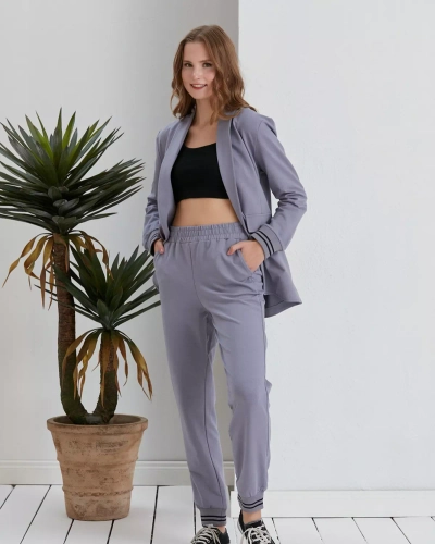 Royalfashion Fialová 2-dielna dámska súprava