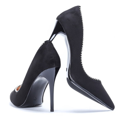 Čierne vysoké podpätky Braelynn - Obuv