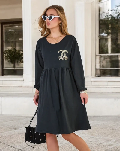 Royalfashion Dámske látkové šaty