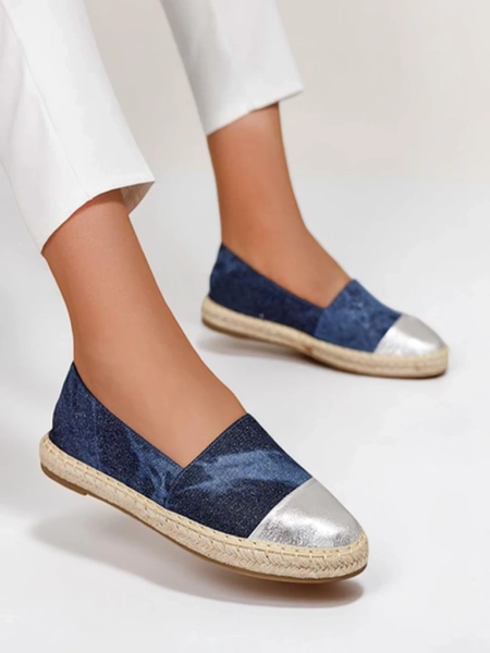 Royalfashion Dámske espadrilky a'la denim Anerta