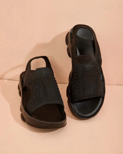 Royalfashion Dámske sandále s volínovým zvrškom