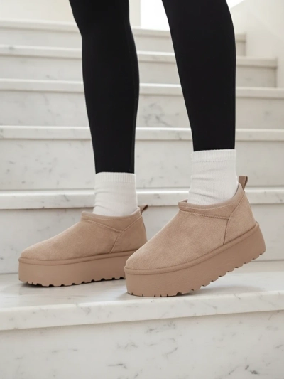 Royalfashion Dámske krátke čižmy a'la snow boots Ozozi