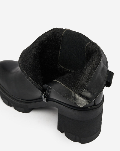 Royalfashion Čierne dámske čižmy Atherta