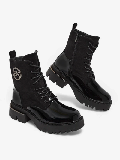 Botki Damskie eko skóra i eko zamsz Lalunes