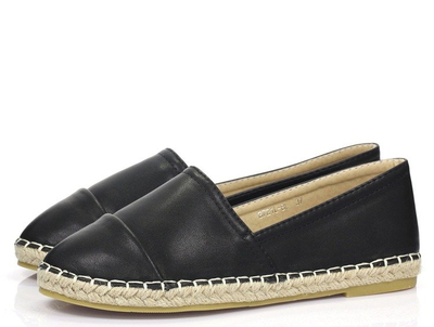 Czarne espadryle Proxymessa - Obuwie