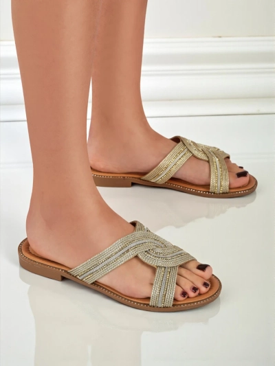 Royalfashion Ženski natikači pleteni Woven Breeze