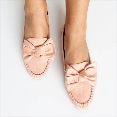 Dámske práškové mokasíny so sevillskou mašľou - Obuv