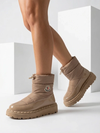 Royalfashion Dámske snehové čižmy v hnedej farbe Ireda