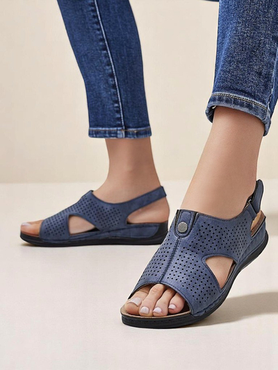 Royalfashion dámske sandále s výrezmi Leminni
