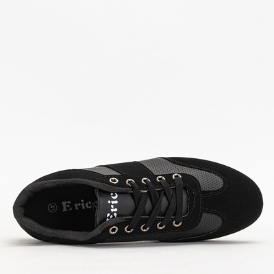 Čierne pánske športové topánky tenisky typu Trizu - Obuv