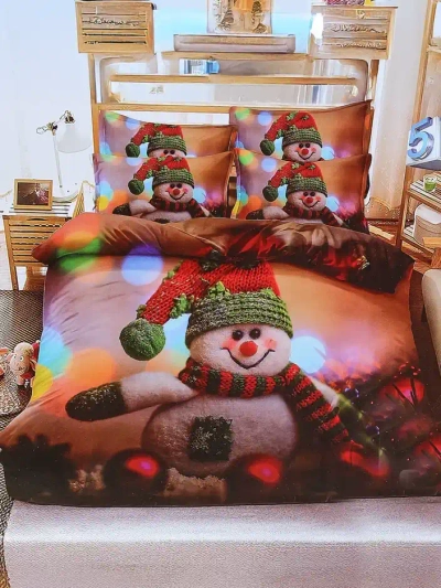 Royalfashion vianočný posteľný set 160x200 kompletný 3-ČASTI