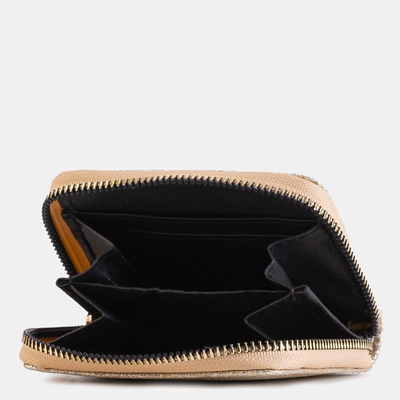 Malá strieborná dámska brokátová peňaženka - Peňaženka