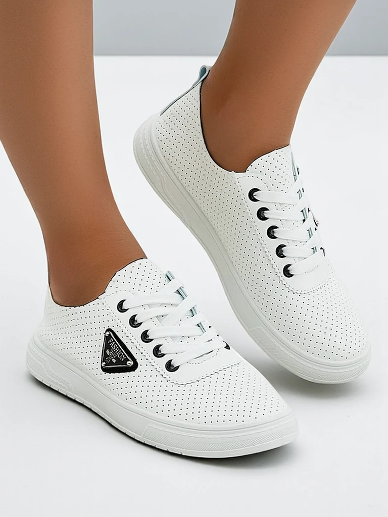 Royalfashion Šnurovacie dámske športové topánky s potlačou Fennie