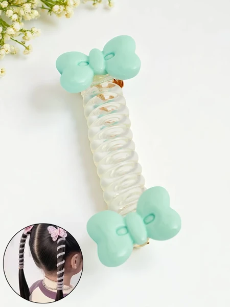 Royalfashion Gumička do vlasov špirálová s mašľou Bow Twist