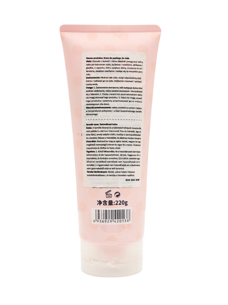 Jemnozrnný píling na tvár a telo, parfumovaný