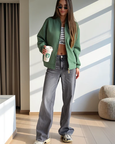 Royalfashion Bomber bunda so zipsom