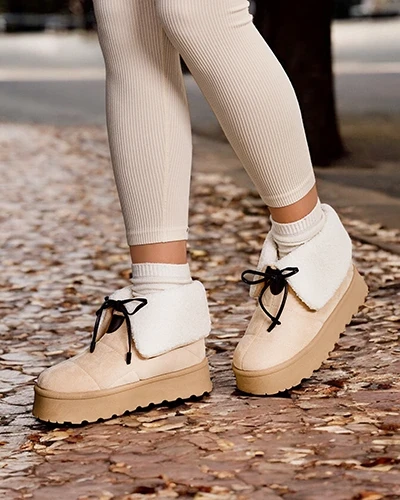 Dámske čižmy na sneh so šnurovaním značky Royalfashion Wdeno