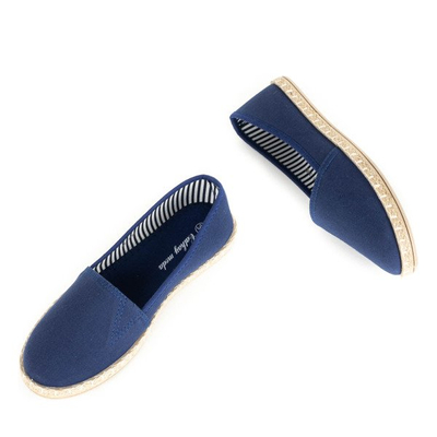 Walencia tmavě modré espadrilles - obuv
